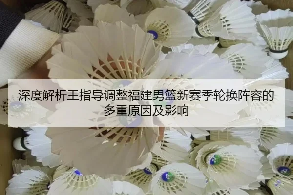 深度解析王指导调整福建男篮新赛季轮换阵容的多重原因及影响